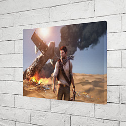 Холст прямоугольный Uncharted 3, цвет: 3D-принт — фото 2