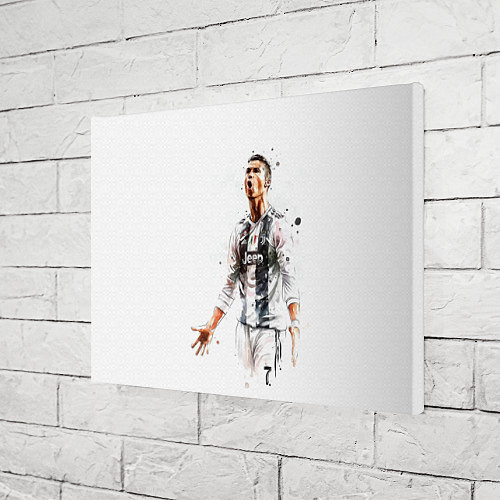 Картина прямоугольная CR 7 Juventus / 3D-принт – фото 3