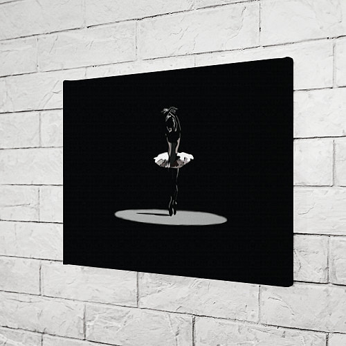 Картина прямоугольная Силуэт балерины / 3D-принт – фото 3