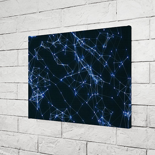 Картина прямоугольная Нейросети абстракция / 3D-принт – фото 3