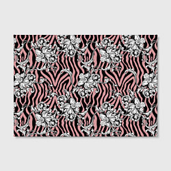 Холст прямоугольный Floral pattern - vanguard, цвет: 3D-принт — фото 2