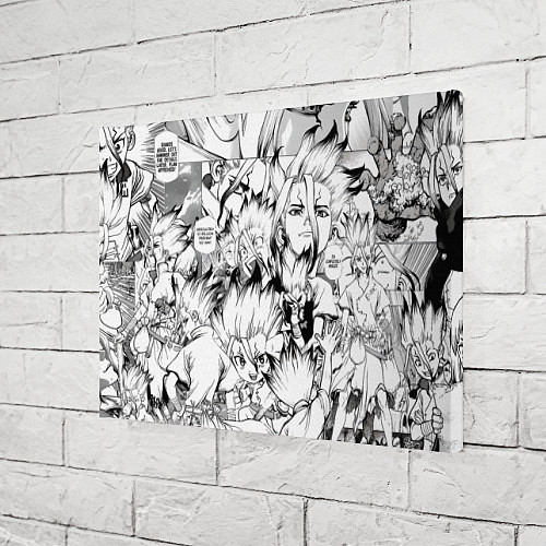 Картина прямоугольная Исигами Сенку - Доктор Стоун / 3D-принт – фото 3