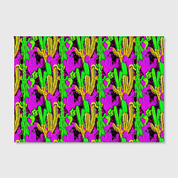 Холст прямоугольный Абстрактные кактусы, цвет: 3D-принт — фото 2