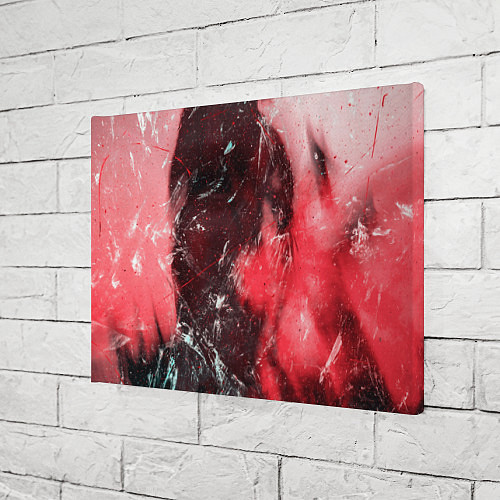 Картина прямоугольная Тени и красный туман / 3D-принт – фото 3