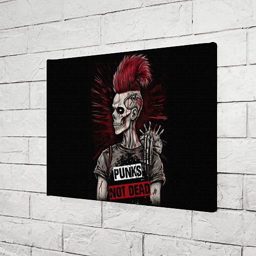 Картина прямоугольная Punks not dead / 3D-принт – фото 3