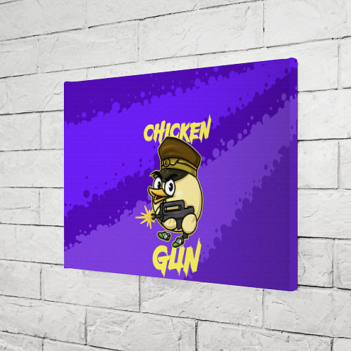Картина прямоугольная Чикен Ган - цыпленок / 3D-принт – фото 3