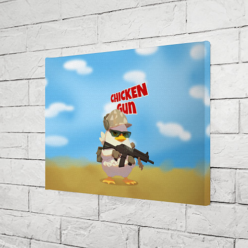 Картина прямоугольная Цыпленок - Чикен Ган / 3D-принт – фото 3