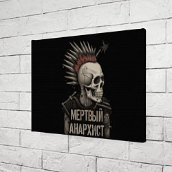 Холст прямоугольный Мертвый анархист панк, цвет: 3D-принт — фото 2