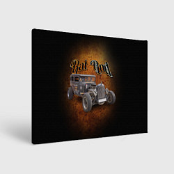 Картина прямоугольная Винтажная американская машина в rat стиле