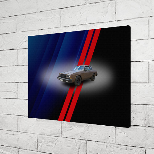 Картина прямоугольная Американский автомобиль 1980 года Buick LeSabre / 3D-принт – фото 3