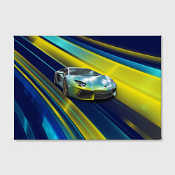 Холст прямоугольный Суперкар Lamborghini Reventon, цвет: 3D-принт — фото 2