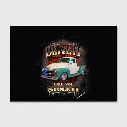 Холст прямоугольный Пикап Chevrolet Thriftmaster, цвет: 3D-принт — фото 2