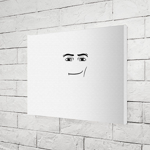Картина прямоугольная Одежда Man Face Roblox / 3D-принт – фото 3
