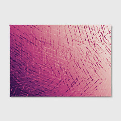 Холст прямоугольный Абстракция розовый полосы градиент, цвет: 3D-принт — фото 2