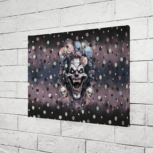 Картина прямоугольная Клоун зомби / 3D-принт – фото 3