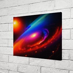 Холст прямоугольный Неоновая галактика, цвет: 3D-принт — фото 2