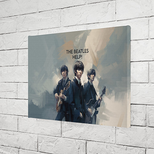 Картина прямоугольная The Beatles - Help / 3D-принт – фото 3