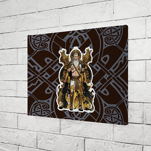 Картина прямоугольная Бог Один повелитель древних славян / 3D-принт – фото 3