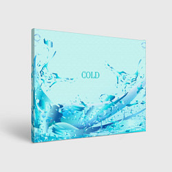 Холст прямоугольный Cold, цвет: 3D-принт