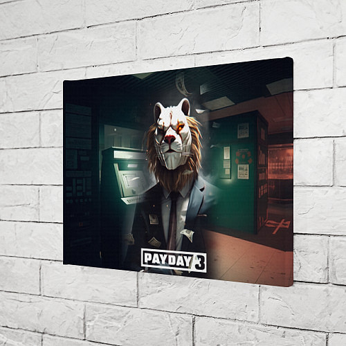 Картина прямоугольная Payday 3 lion / 3D-принт – фото 3
