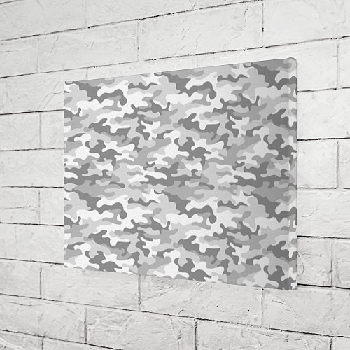 Картина прямоугольная Камуфляж серый / 3D-принт – фото 3