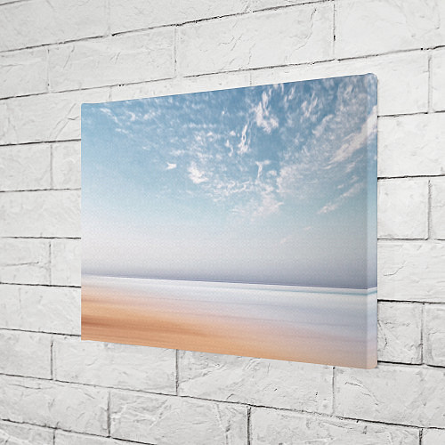 Картина прямоугольная Песчаный пляж и красивое небо / 3D-принт – фото 3