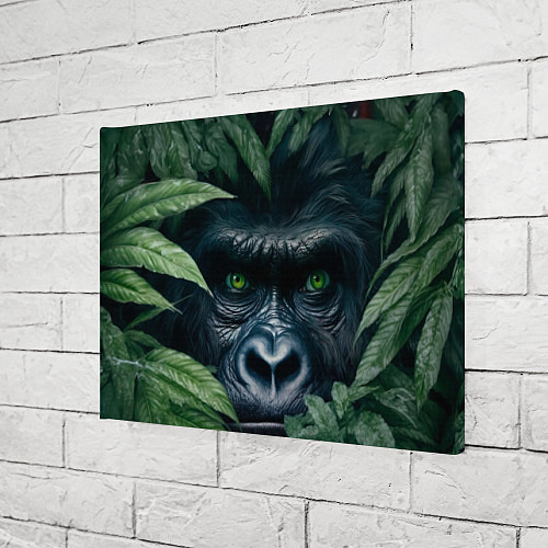 Картина прямоугольная Крупная морда гориллы / 3D-принт – фото 3