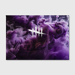 Холст прямоугольный Dead By Daylight Logo Smoke, цвет: 3D-принт — фото 2