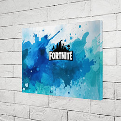 Холст прямоугольный Fortnite Logo Paint, цвет: 3D-принт — фото 2