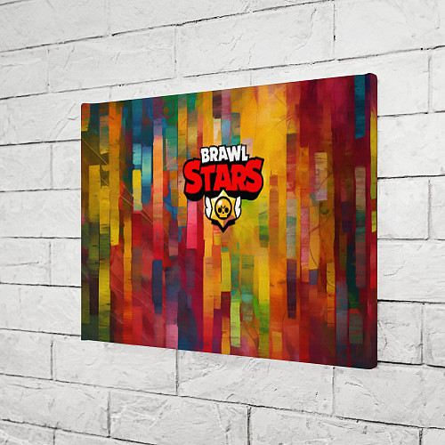 Картина прямоугольная Brawl Stars Logo Color / 3D-принт – фото 3