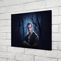 Холст прямоугольный Ведьмак - Генри Кавилл, цвет: 3D-принт — фото 2