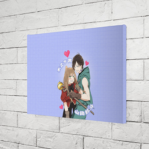 Картина прямоугольная Моя любовь 999 уровня к Ямаде - персонажи игры / 3D-принт – фото 3