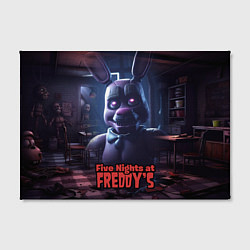 Холст прямоугольный Five Nights at Freddys Bonnie, цвет: 3D-принт — фото 2