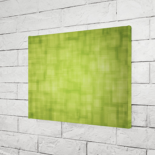 Картина прямоугольная Green and square / 3D-принт – фото 3