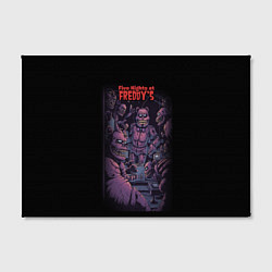 Холст прямоугольный Five Nights at Freddys poster, цвет: 3D-принт — фото 2