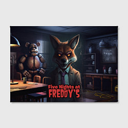 Холст прямоугольный Five Nights at Freddys Mangle, цвет: 3D-принт — фото 2