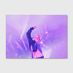 Холст прямоугольный Хёнджин на концерте - Стрей Кидс, цвет: 3D-принт — фото 2