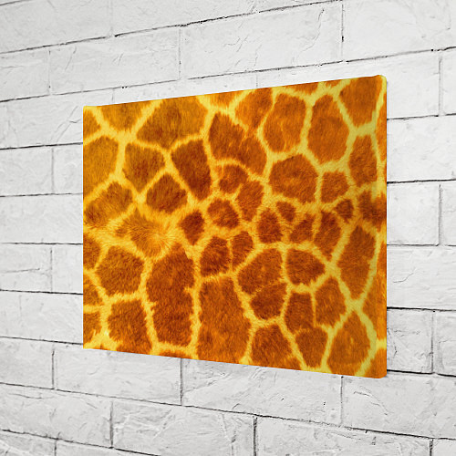 Картина прямоугольная Шкура жирафа - текстура / 3D-принт – фото 3