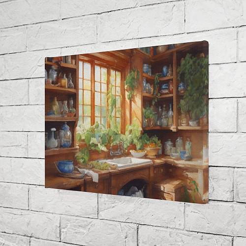 Картина прямоугольная Фантастическая кухня ведьмы / 3D-принт – фото 3