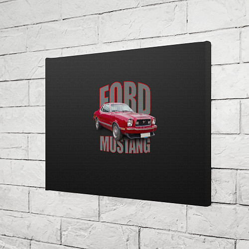 Картина прямоугольная Автомашина Ford Mustang / 3D-принт – фото 3