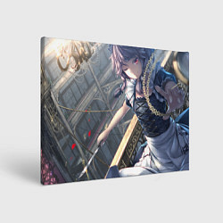 Холст прямоугольный Touhou Project Сакуя Izayoi, цвет: 3D-принт