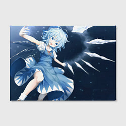 Холст прямоугольный Touhou Project Cirno, цвет: 3D-принт — фото 2