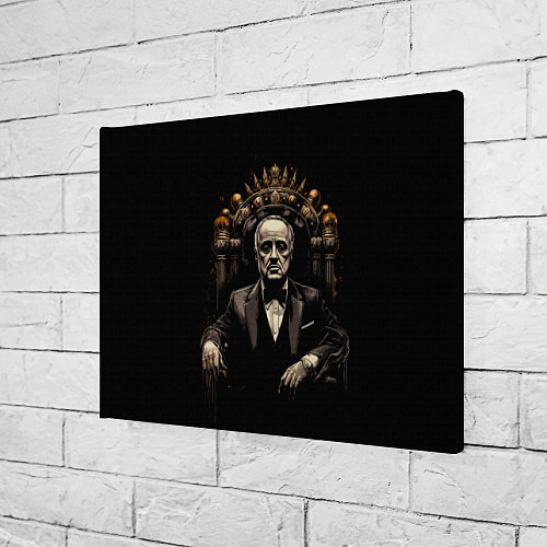 Картина прямоугольная Дон Вито Корлеоне крестный отец / 3D-принт – фото 3