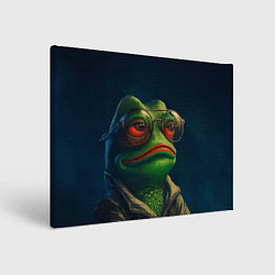 Холст прямоугольный Pepe frog, цвет: 3D-принт