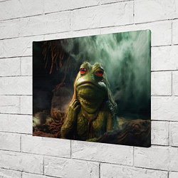 Холст прямоугольный Большая жаба Пепе, цвет: 3D-принт — фото 2