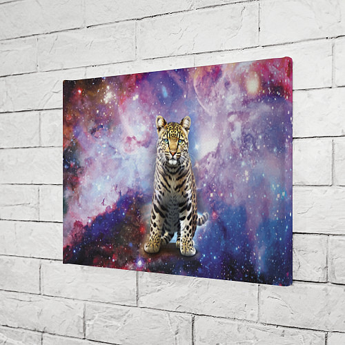 Картина прямоугольная Space leopard / 3D-принт – фото 3