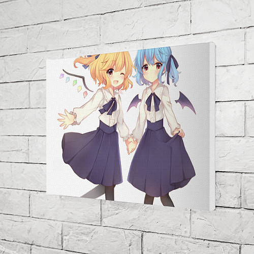 Картина прямоугольная Touhou Project Remilia Flandre / 3D-принт – фото 3