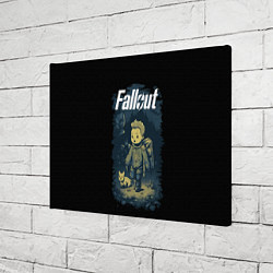 Холст прямоугольный Fallout boy, цвет: 3D-принт — фото 2
