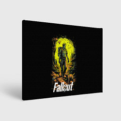 Холст прямоугольный Fallout poster, цвет: 3D-принт