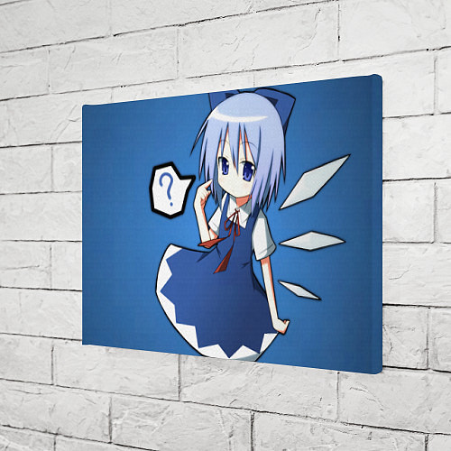 Картина прямоугольная Touhou Project Cirno Baka / 3D-принт – фото 3